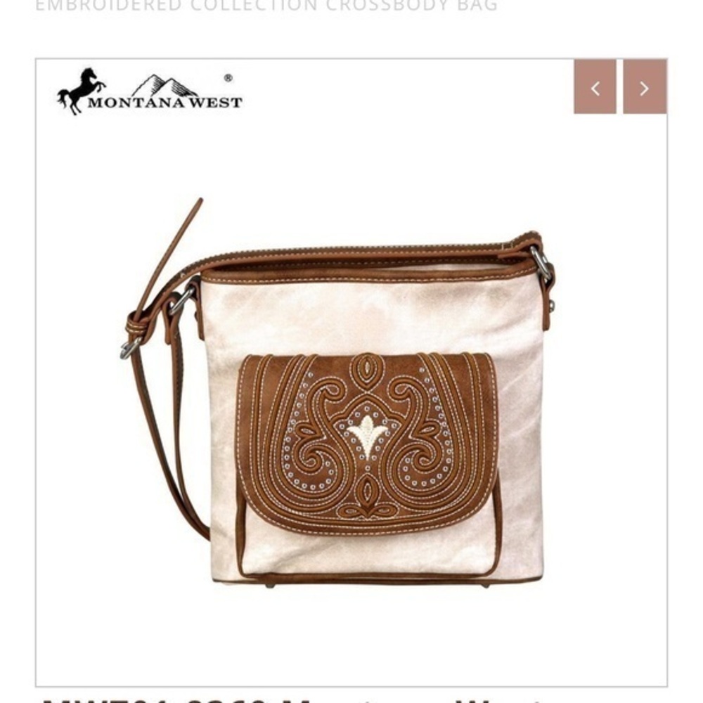 Montana west embroidered collection crossbody bag - Picture 1 of 7